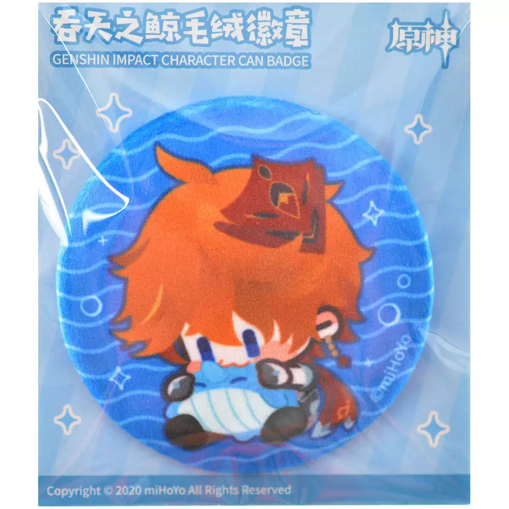 Значок Chibi Character Cloth Badge Monoceros Caeli Tartaglia